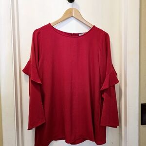 Chico's Red Blouse
